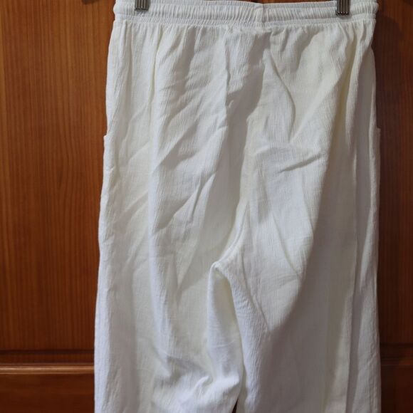 Republic Blues Vintage Wide Leg Pull-On Pants Vacation Chic Summer Pants - Picture 8 of 10